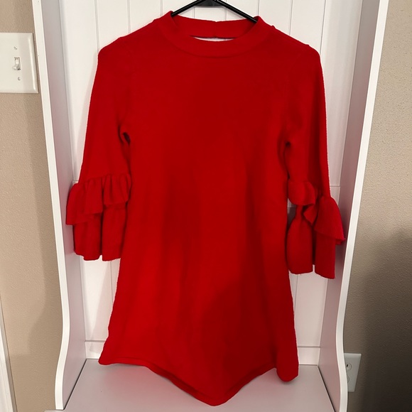 GB Girls Size Large Red Dress (only worn for Christmas) - Picture 2 of 2